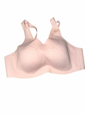 Brooks Light Pink Wireless Molded Sports Bra with Wide Straps